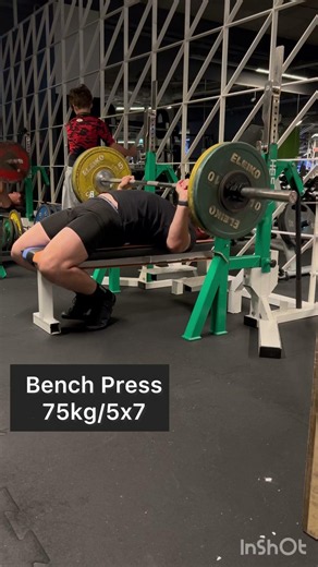 Bench Press 75kg/5x7