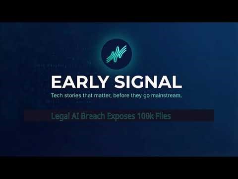 Billion-Dollar Legal AI Tool Leaks 100,000 Confidential Files!