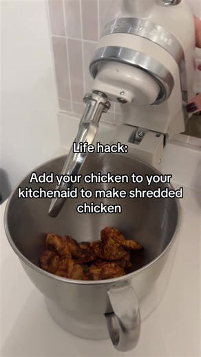 How to Shred Chicken with a KitchenAid Mixer