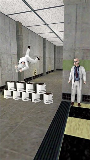 Dr. Kleiner's Insane Coffee Cup Challenge vs Freeman / Half SLop LIfe Animation #halflife #memes