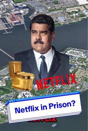 Netflix and gold toilet in prison?! #donaldtrump #america #venezuela🇻🇪 #nicolasmaduro #fypp