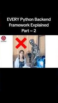 Every Python API Framework Explained part 2 #fullstack #developer #python #fastapi #flask #django