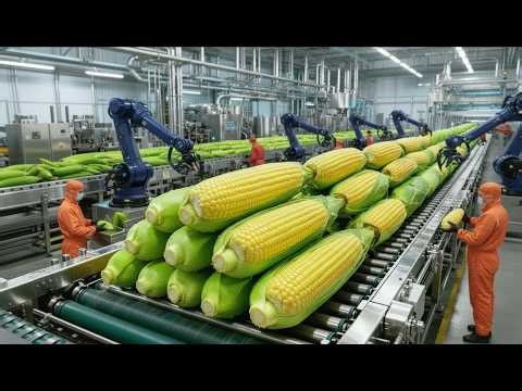 How Sweet Corn Milk Is Made in a Modern Factory (Full Process)