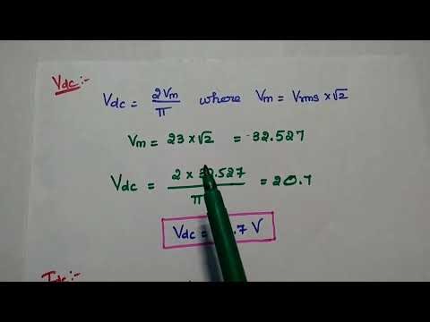 Important Problem Solved in Full wave Rectifier - FWR