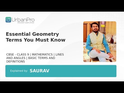 Essential Geometry Terms You Must Know | Saurav