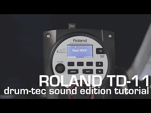 drum-tec Tutorials: How to load additional drum sounds to your Roland TD-11 module