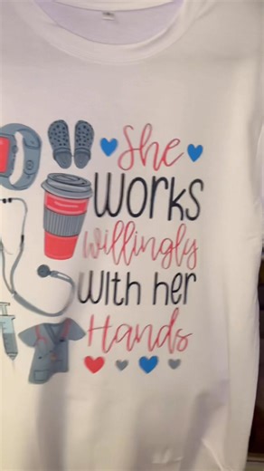 Here’s my most recent shirt I made for work! 💙🩺 I’ve lost so much weight unintentionally, and I absolutely hate the way scrubs fit me right now. So instead of being uncomfortable all shift, I’ve been making myself cute, comfortable CNA shirts and pullovers to keep me warm during these cold nights. It feels good to still look put together while staying comfortable on the job — especially with these long hours and nonstop shifts. 🧵 Adult shirts are $25 each Perfect for CNAs, nurses, medical sta