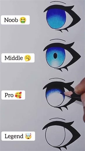 Eye Drawing Challenges - Which one are You_ #art #drawing #shorts