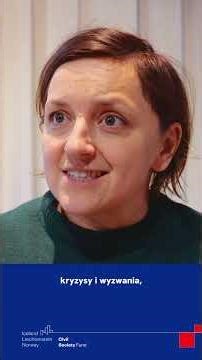 Aleksandra Muzińska o Funduszu Społeczeństwa Obywatelskiego EOG