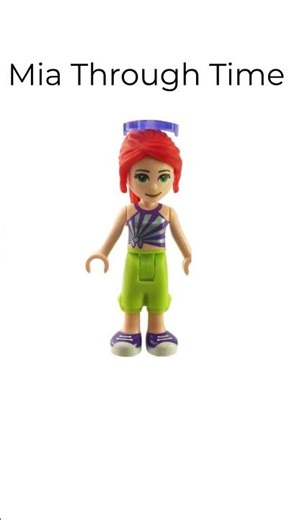 Mia’s LEGO Friends transformation from child to adult. #lego #legofriends