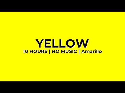 Yellow Screen 10 Hours No Music | Pantalla Amarillo Sin Musica
