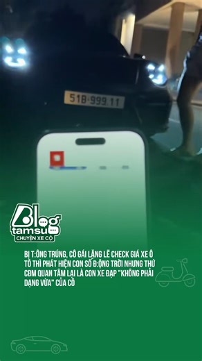 Bị t:ông trúng, cô gái lặng lẽ check giá xe ô tô thì phát hiện con số đ:ộng trời nhưng thứ CĐM quan tâm lại là con xe đạp "không phải dạng vừa" của cô | Blog Tâm Sự TV
