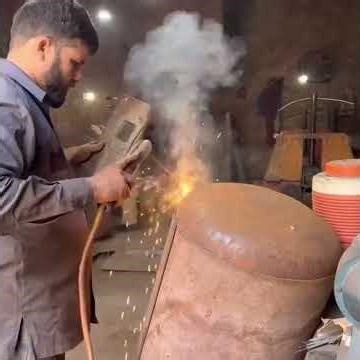 From Junk to Power: Building a Compressor Tank from Scrap Sheet