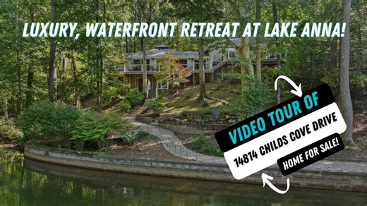 ✨🌅 WATERFRONT RETREAT AT LAKE ANNA FOR SALE! 🌅✨ 📍 14814 Childs Cove Drive, Spotsylvania 📍 💰 Price: $1,349,000 Welcome to your happy place on Lake Anna! This beautifully furnished waterfront retreat is tucked away in a quiet, no-wake deep-water cove on the public side—offering the perfect blend of peace, play, and pure lakeside joy. 💦☀️ Here’s what makes this Lake Anna real estate gem truly special: 🌊 110 feet of private shoreline with deep water (10–12 ft at boathouse) 🚤 Private boathous
