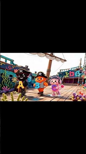 Sing Along ABC Fish Song | Alphabet Learning for Toddlers #UnderTheSea #PreschoolSongs #ABCLearning