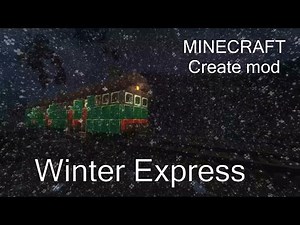 Minecraft Polar Express - Minecraft CREATE Trains #polarexpress