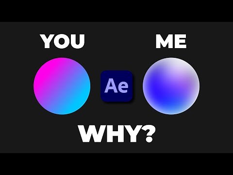 Secret of Beautiful Gradients in After Effects - After Effects Tutorial