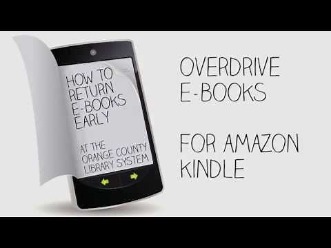 How To Return OverDrive E-Books For Amazon Kindle