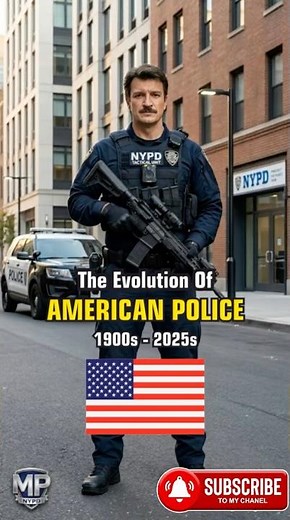 Evolution of American Police 🇺🇸 1890 → 2024 | 130 Years in 30 Seconds