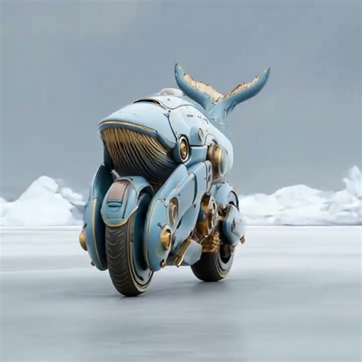 Gen 4 ,Whale Bike moving wheels rotating zoom in zoom out view 360 degrees 4182724344