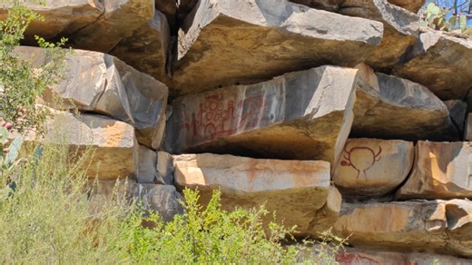The Painted Rocks, the Concho Valley's most historical attraction