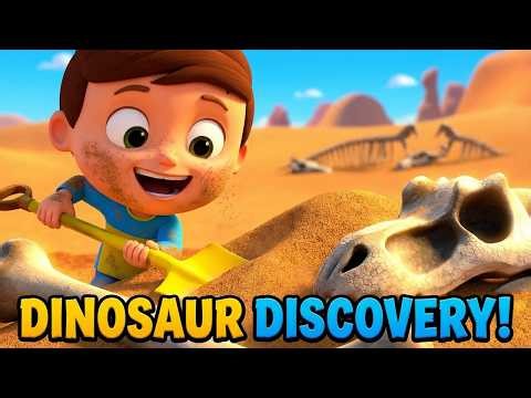 Little Dirt Digger | Fossil Hunt for Kids! 🔍 Dinosaur Discovery Song & Adventure