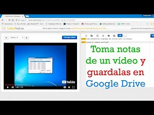 Como Tomar Apuntes en Youtube