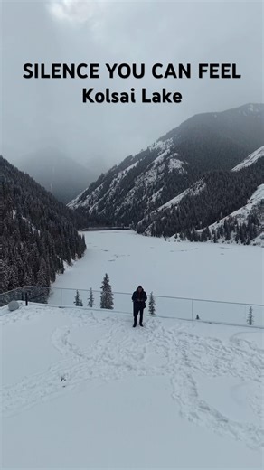 Frozen Silence of Kolsai Lake