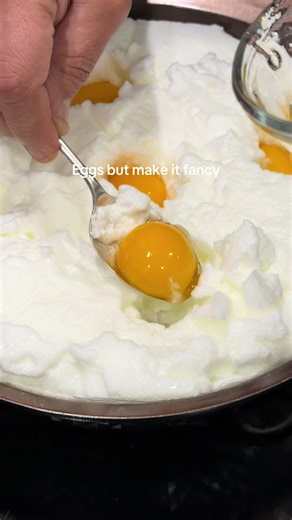 Fancy Breakfast with Whipped Egg Whites Recipe