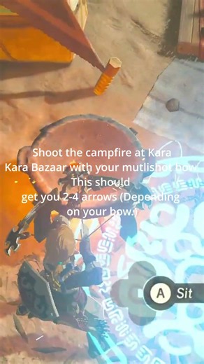 The Easiest way to get infinite arrows #botw #zelda #totk #actiongames #zeldatotk #gaming