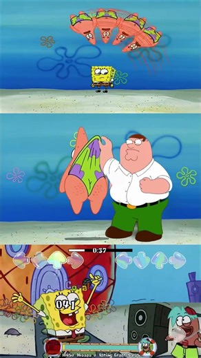 FNF Vs Patrick Star Mod - Spongebob Family Guy crossover - Animation 2 #spongebob #fnf #patrickstar