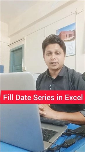 Fill Date Series in Excel #tutorial #excel #exceltraining #exceltips
