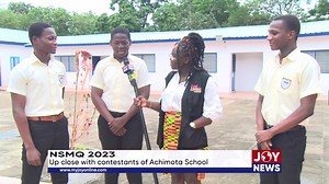 NSMQ 2023: Up close with contestants of Achimota School. Watch more of our intriguing content and shows here: https://www.youtube.com/c/myjoyonline | Joy 99.7 FM | Facebook
