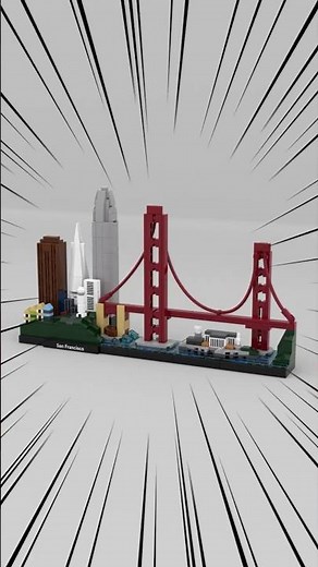 LEGO 21043 San Francisco Skyline Satisfying Speed Build #lego