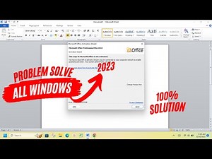 Fix Microsoft Office Product Activation Failed Without key | Copy Of Microsoft Office Not Activated
