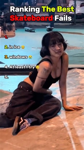 Ranking Best Skateboard Fails Compilation 😂 #shorts #trending #fails