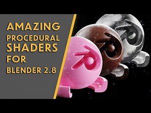 Blender - Amazing procedural shaders for blender 2.8