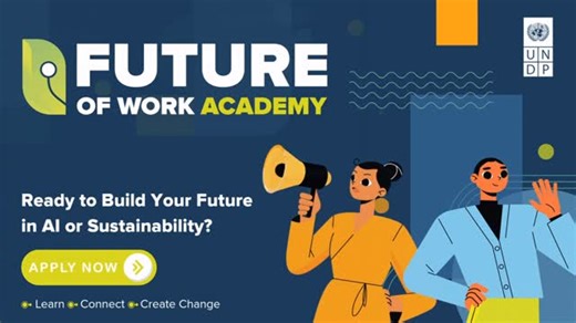 UNDP Kosovo on Instagram: "Looking to build your future in AI or sustainability? 📢 Applications are open for the United Nations Development Programme - UNDP’s #FutureofWork. This fully funded 6-week online programme empowers youth (18–29) in Eurasia with the skills needed for the future! 🗓 Deadline: 27 Aug 2025 🔗 https://go.undp.org/FoW-Academy"