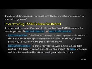 Mastering JSON Schema: How to Validate Both Keys and Values in JSON Data