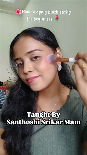 Leni Joseph | MUAs Bestie on Instagram: "Blush Tutorial For Beginners 💯 . . . ( how to apply blush tutorial, blush application for beginners, blush placement guide, natural blush makeup look, blush for glowing skin, cream blush application, powder blush technique, blush for face shape, makeup blush tips, everyday blush routine ) . . . #blushtutorial #blushapplication #makeuptips, #glowmakeup #makeupreels"