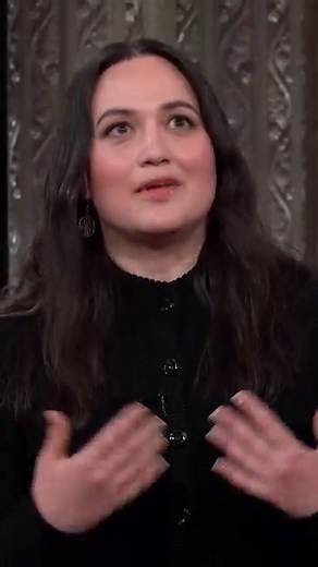 And the Oscar for "Best FaceTime Call" goes to Lily Gladstone! #Colbert | The Late Show with Stephen Colbert