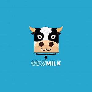 Milch-Logo-Vorlage