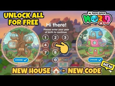 FREE HOUSE - FREE CODE TOCA BOCA || TOCA BOCA CODE - Toca Life World | Free Code