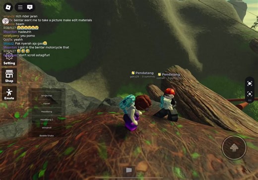 United by the worm dance 😂 📍 Mount Sigma, Roblox