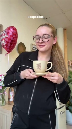Custom handmade mugs made with cozy details ☕✨ the sweetest first date gift idea!!