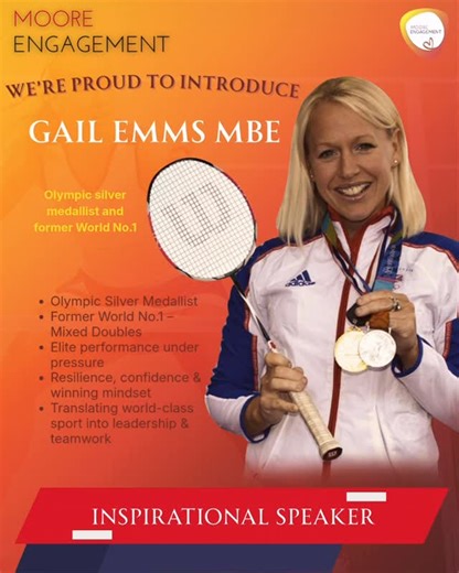 Moore Engagement | So proud to finally say this 💛 Gail Emms MBE is officially part of Team Moore and what a woman she is. Olympic silver medallist. World... | Instagram