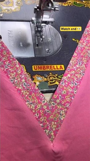V neck sewing tips watch last 👀😍👍🏻#shortvideo #youtubeshorts #shortsfeed #youtube #newyoutuber
