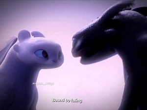Pictures of Toothless and Light Fury from HTTYD