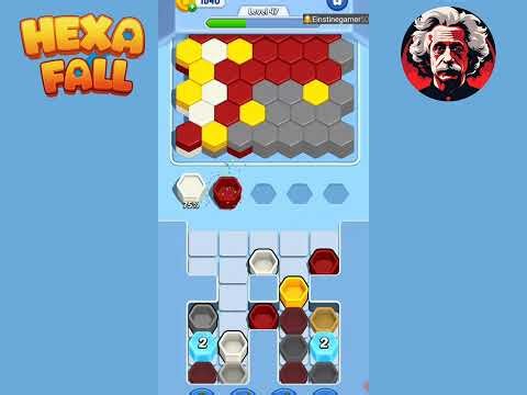 Hexa Fall Color Sort Level 47 Walkthrough Solution