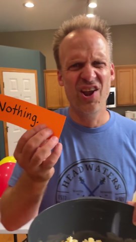 Jumbo popcorn prize challenge game night